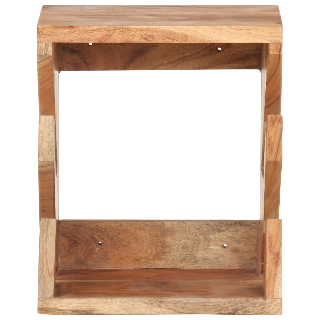 Wandskateboardhouder 25x20x30 cm massief acaciahout is nu te koop bij PeponiXL, paradijselijk wonen!