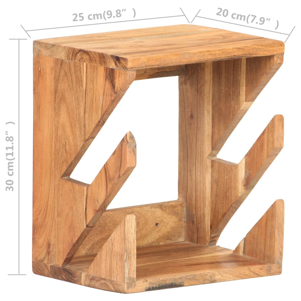 Wandskateboardhouder 25x20x30 cm massief acaciahout is nu te koop bij PeponiXL, paradijselijk wonen!