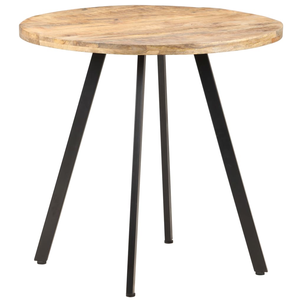 Eettafel 80 cm ruw mangohout is nu te koop bij PeponiXL, paradijselijk wonen!
