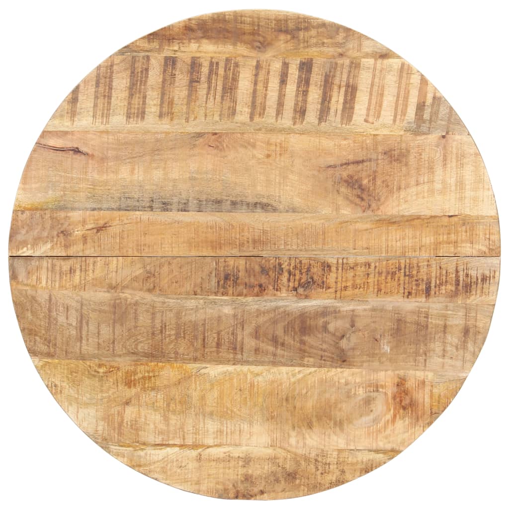 Eettafel 80 cm ruw mangohout is nu te koop bij PeponiXL, paradijselijk wonen!