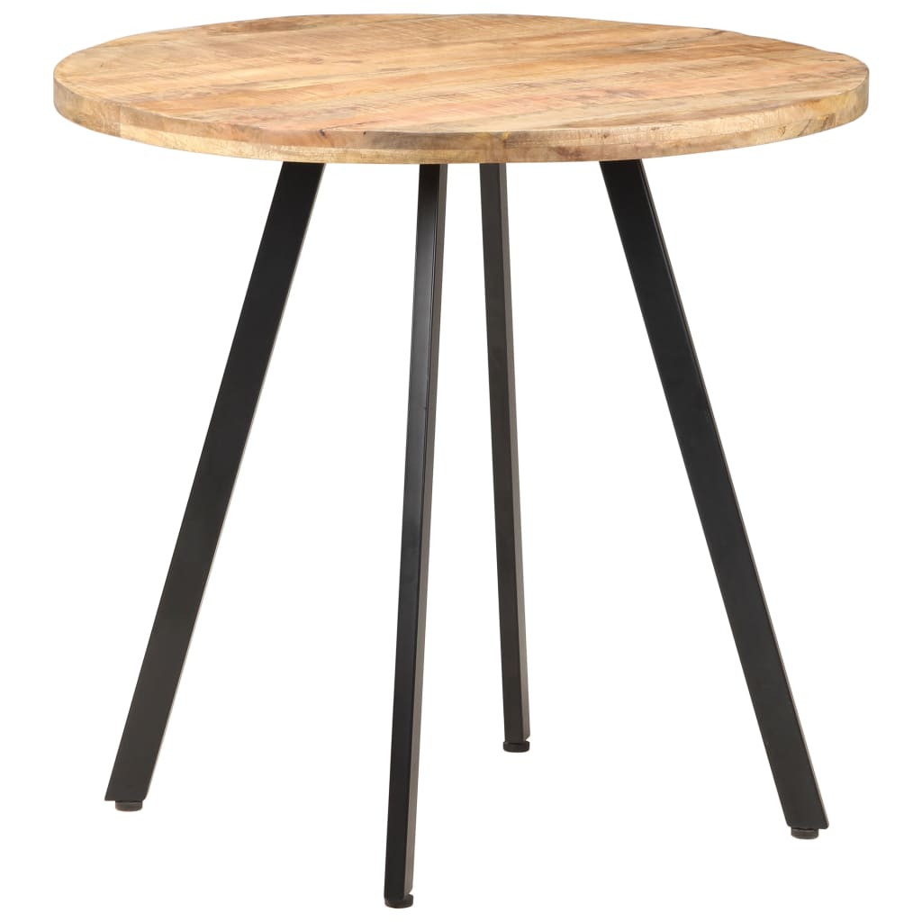 Eettafel 80 cm ruw mangohout is nu te koop bij PeponiXL, paradijselijk wonen!