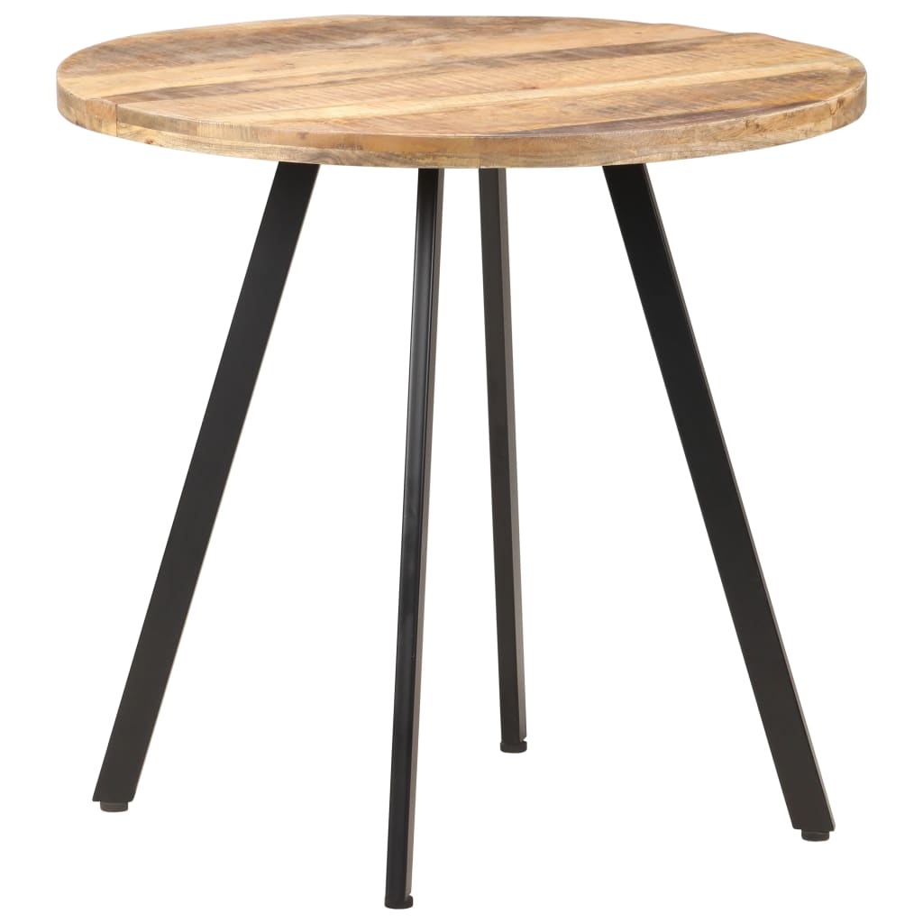 Eettafel 80 cm ruw mangohout is nu te koop bij PeponiXL, paradijselijk wonen!
