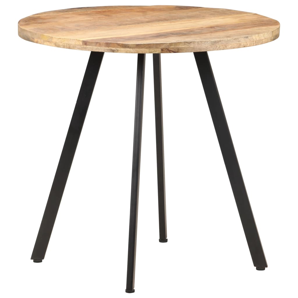 Eettafel 80 cm ruw mangohout is nu te koop bij PeponiXL, paradijselijk wonen!