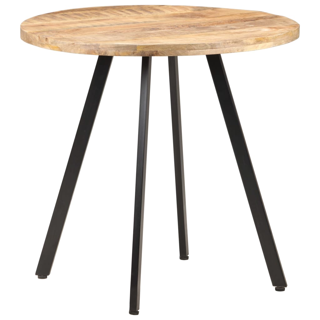 Eettafel 80 cm ruw mangohout is nu te koop bij PeponiXL, paradijselijk wonen!