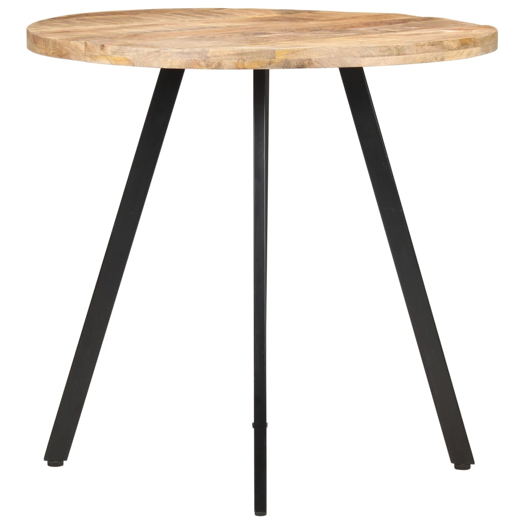 Eettafel 80 cm ruw mangohout is nu te koop bij PeponiXL, paradijselijk wonen!