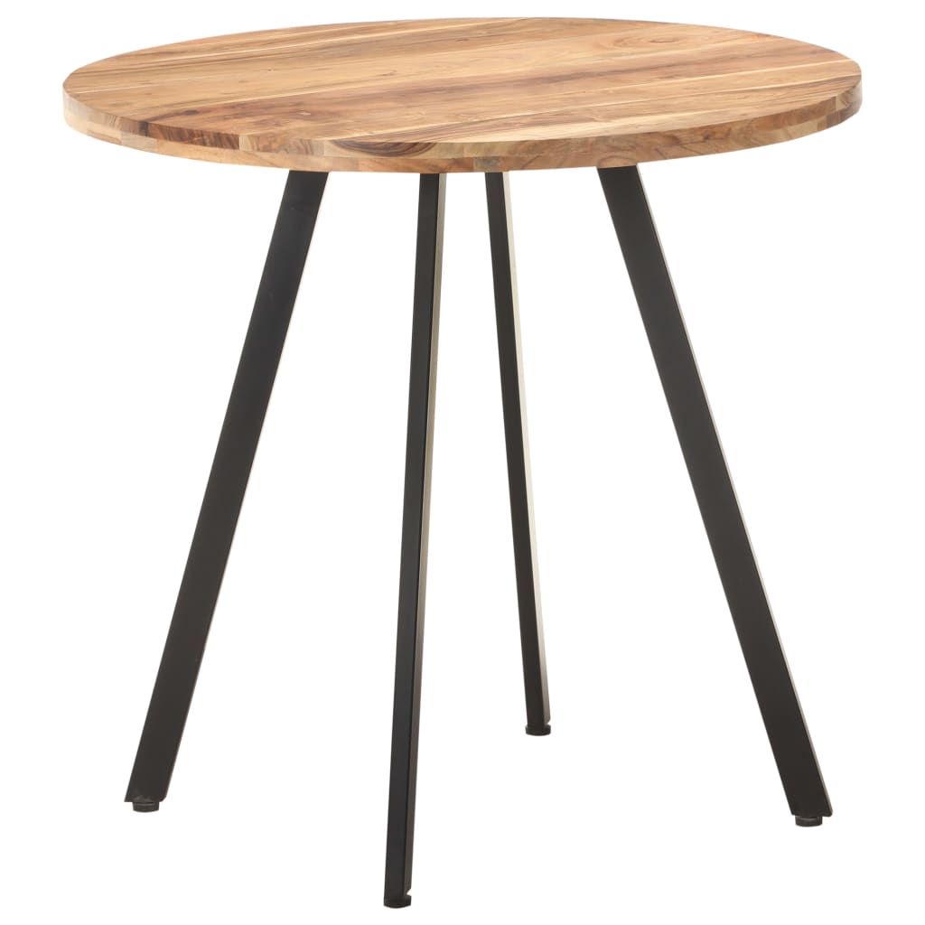 Eettafel 80 cm massief acaciahout is nu te koop bij PeponiXL, paradijselijk wonen!