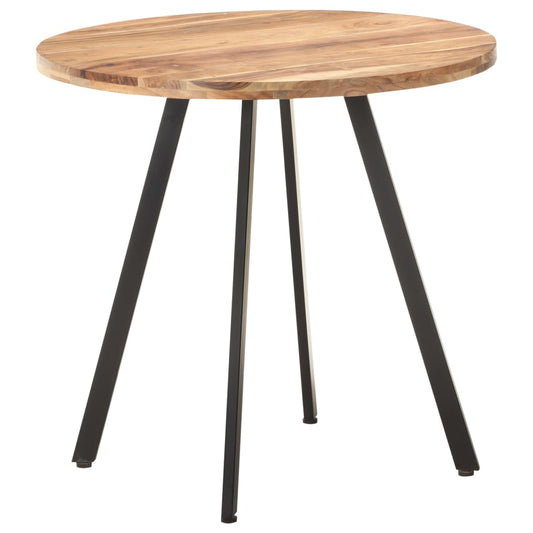 Eettafel 80 cm massief acaciahout is nu te koop bij PeponiXL, paradijselijk wonen!