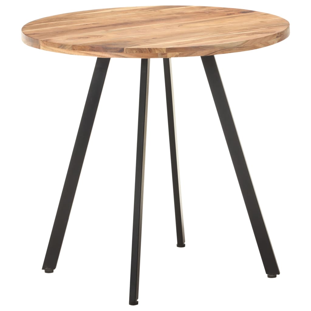 Eettafel 80 cm massief acaciahout is nu te koop bij PeponiXL, paradijselijk wonen!