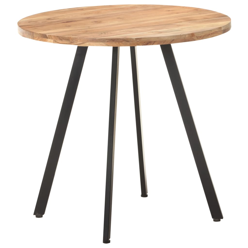 Eettafel 80 cm massief acaciahout is nu te koop bij PeponiXL, paradijselijk wonen!