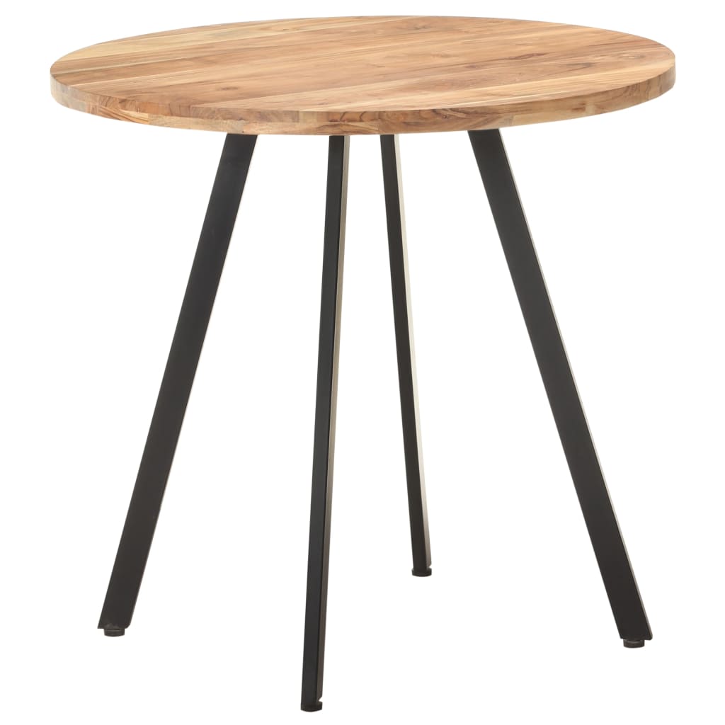 Eettafel 80 cm massief acaciahout is nu te koop bij PeponiXL, paradijselijk wonen!