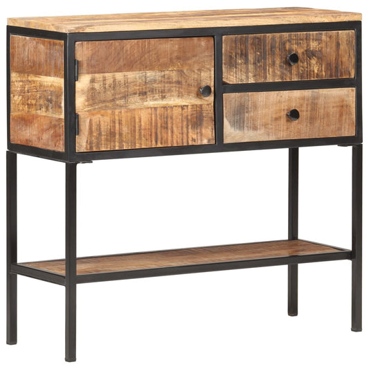 Dressoir 85x30x80 cm ruw mangohout is nu te koop bij PeponiXL, paradijselijk wonen!