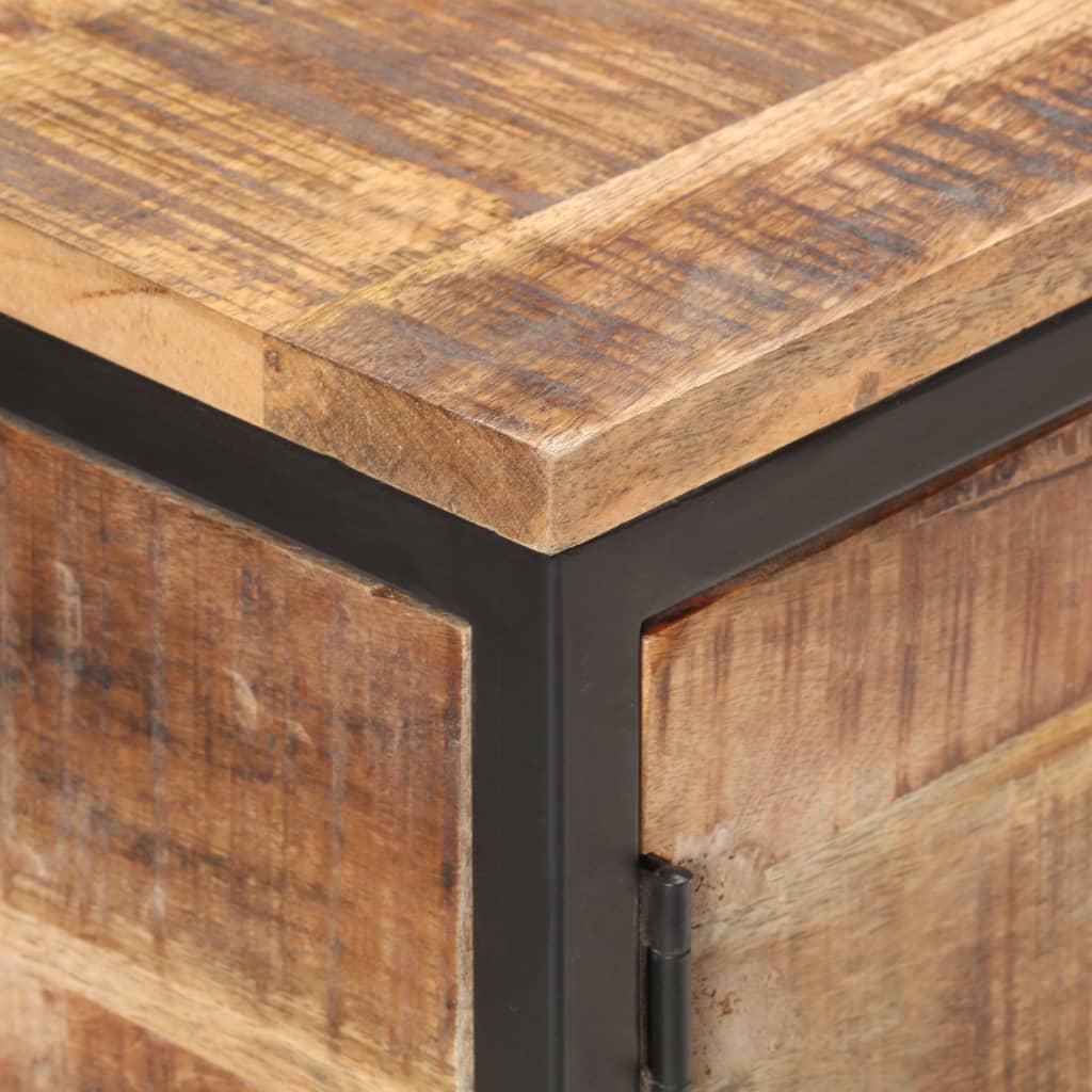 Dressoir 85x30x80 cm ruw mangohout is nu te koop bij PeponiXL, paradijselijk wonen!