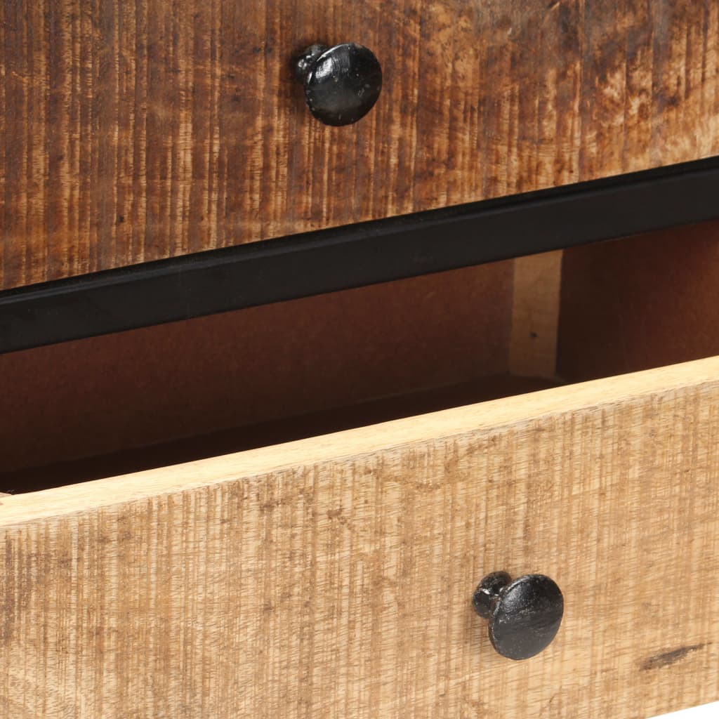Dressoir 85x30x80 cm ruw mangohout is nu te koop bij PeponiXL, paradijselijk wonen!
