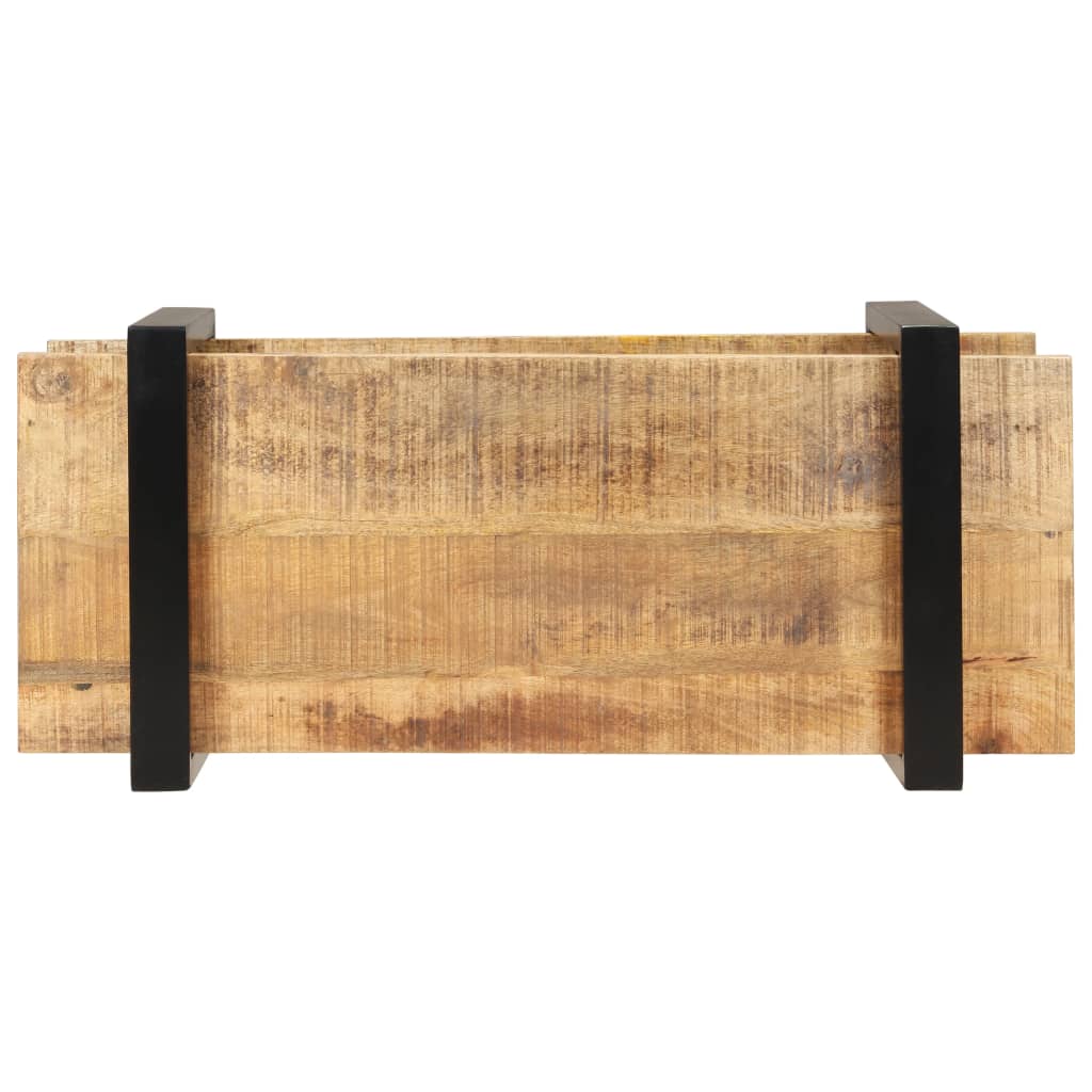 Tv-meubel 90x40x40 cm ruw mangohout is nu te koop bij PeponiXL, paradijselijk wonen!