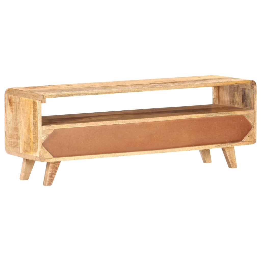 Tv-meubel 117x30x41 cm massief ruw mangohout is nu te koop bij PeponiXL, paradijselijk wonen!