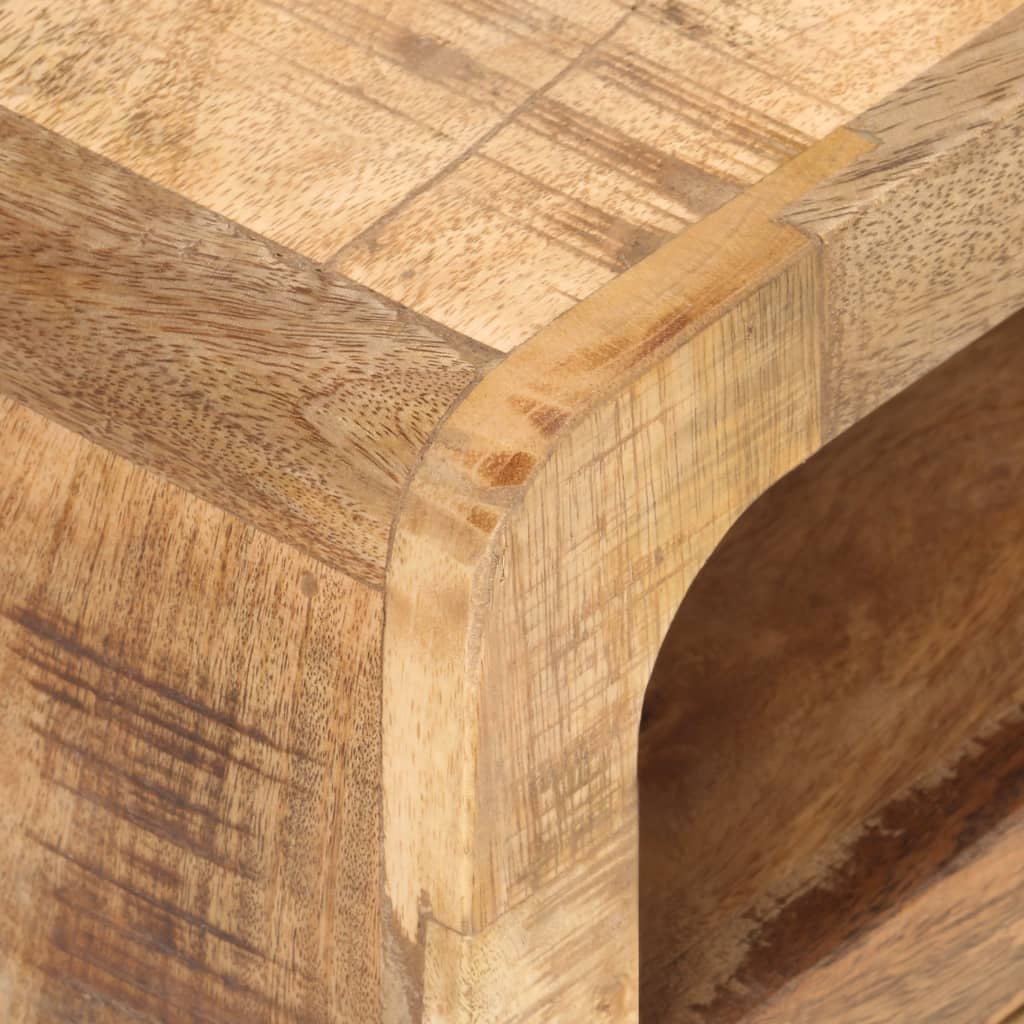 Tv-meubel 117x30x41 cm massief ruw mangohout is nu te koop bij PeponiXL, paradijselijk wonen!