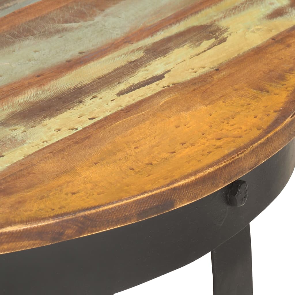 Salontafel Ø 68x43 cm massief gerecycled hout is nu te koop bij PeponiXL, paradijselijk wonen!