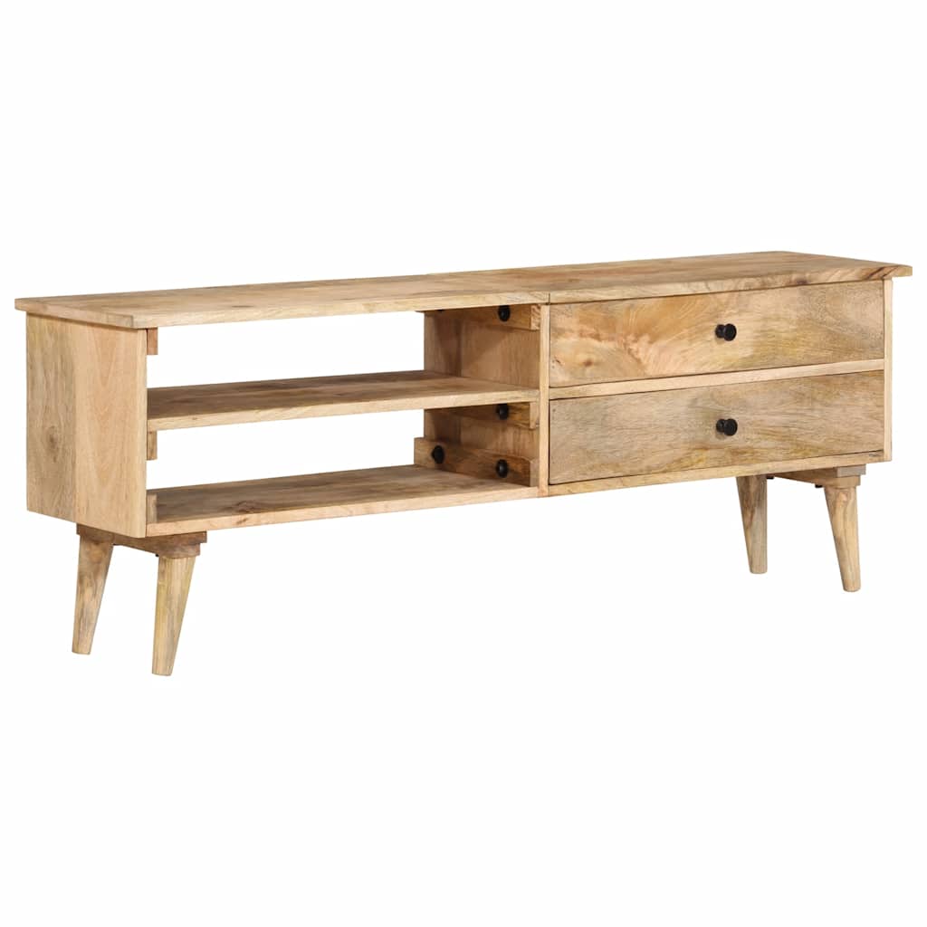 Tv-meubel 140x30x50 cm massief mangohout is nu te koop bij PeponiXL, paradijselijk wonen!