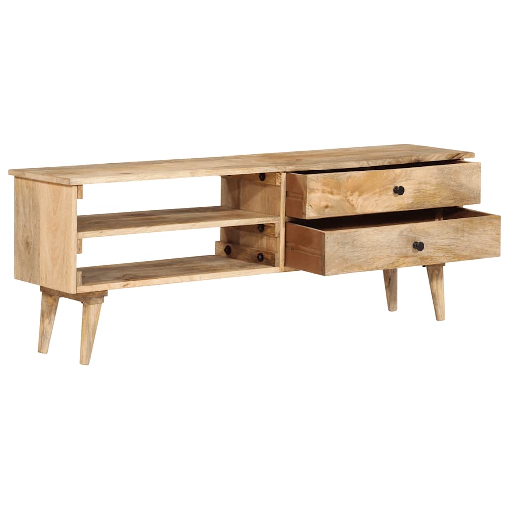 Tv-meubel 140x30x50 cm massief mangohout is nu te koop bij PeponiXL, paradijselijk wonen!