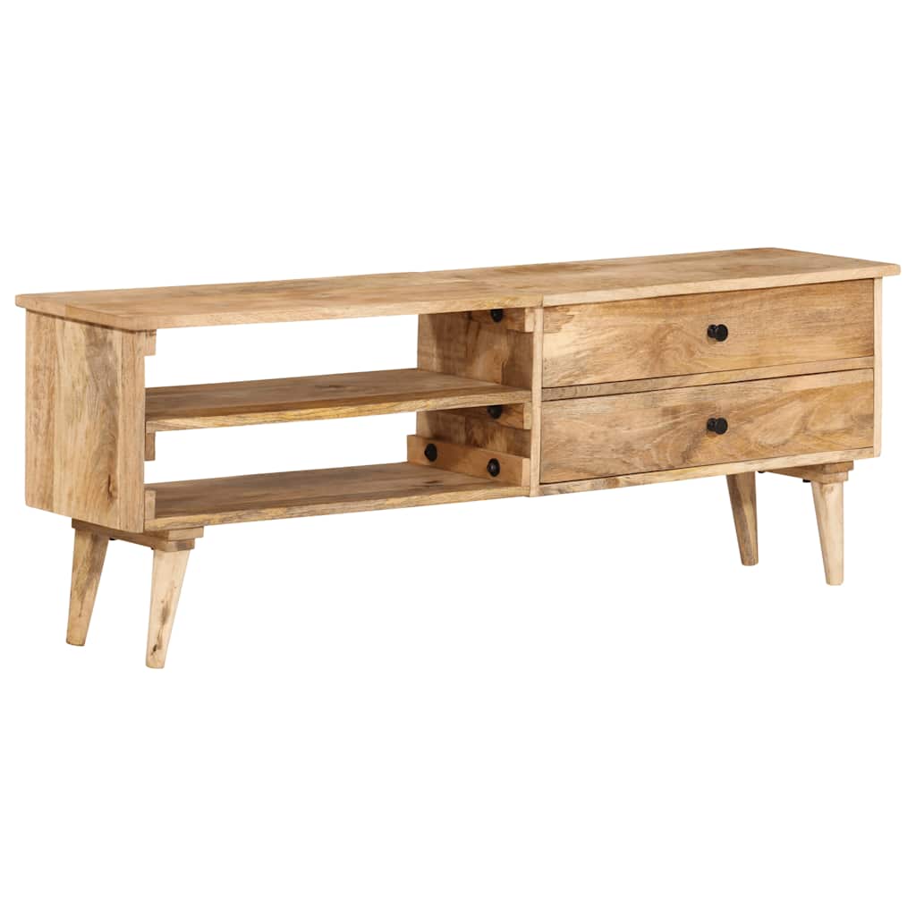 Tv-meubel 140x30x50 cm massief mangohout is nu te koop bij PeponiXL, paradijselijk wonen!
