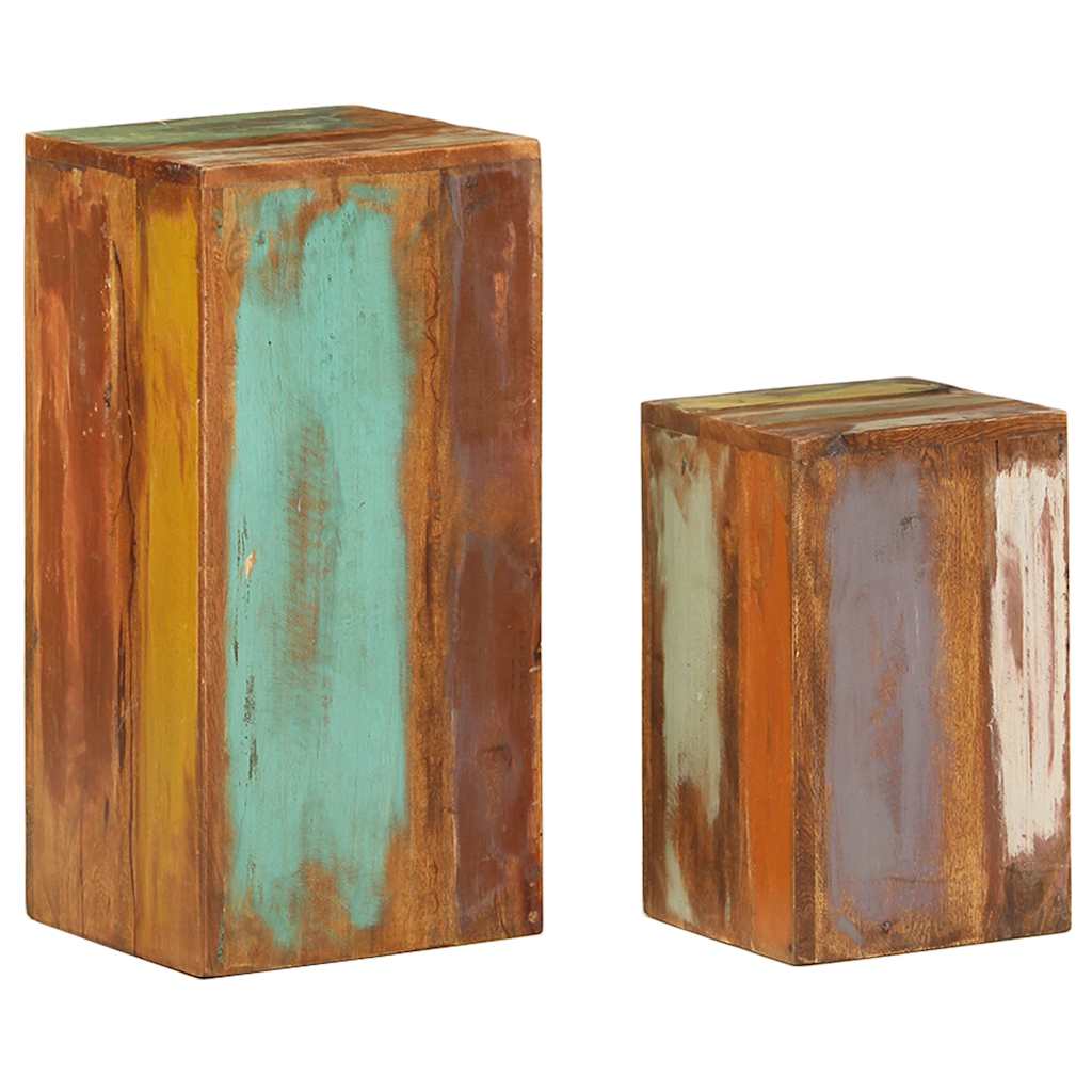 Plantenstandaards 2 st massief hergebruikt hout is nu te koop bij PeponiXL, paradijselijk wonen!