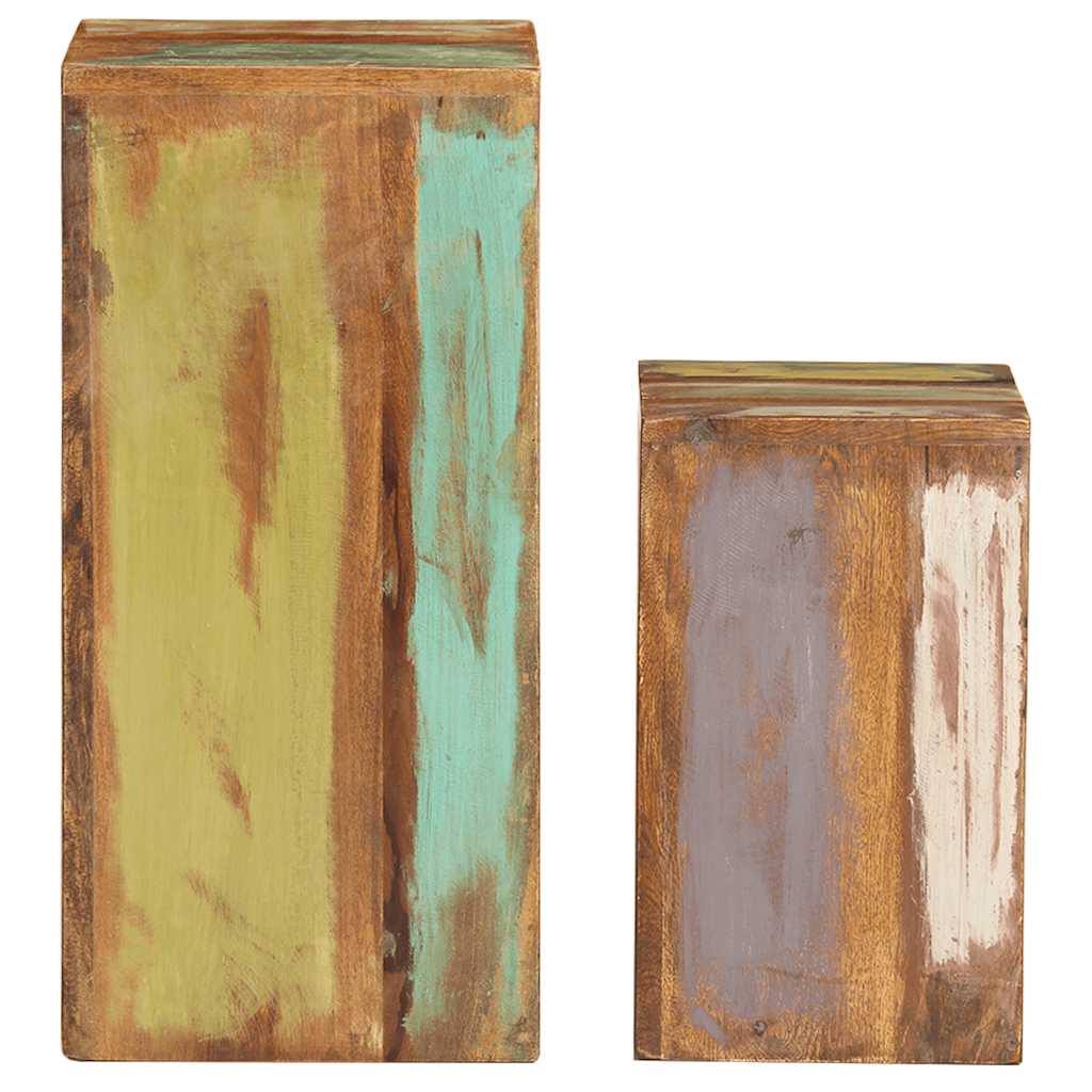 Plantenstandaards 2 st massief hergebruikt hout is nu te koop bij PeponiXL, paradijselijk wonen!
