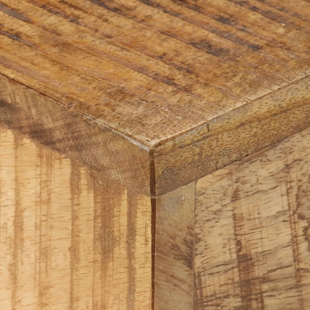 Salontafel 68x68x41 cm ruw mangohout is nu te koop bij PeponiXL, paradijselijk wonen!