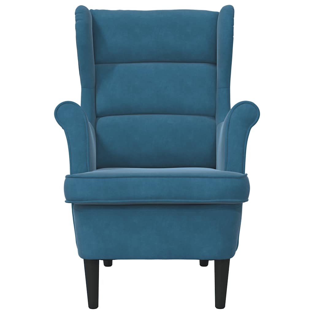 Fauteuil fluweel blauw is nu te koop bij PeponiXL, paradijselijk wonen!