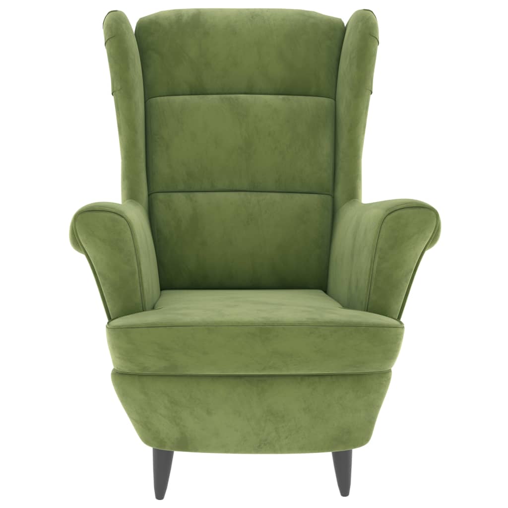 Fauteuil fluweel lichtgroen is nu te koop bij PeponiXL, paradijselijk wonen!