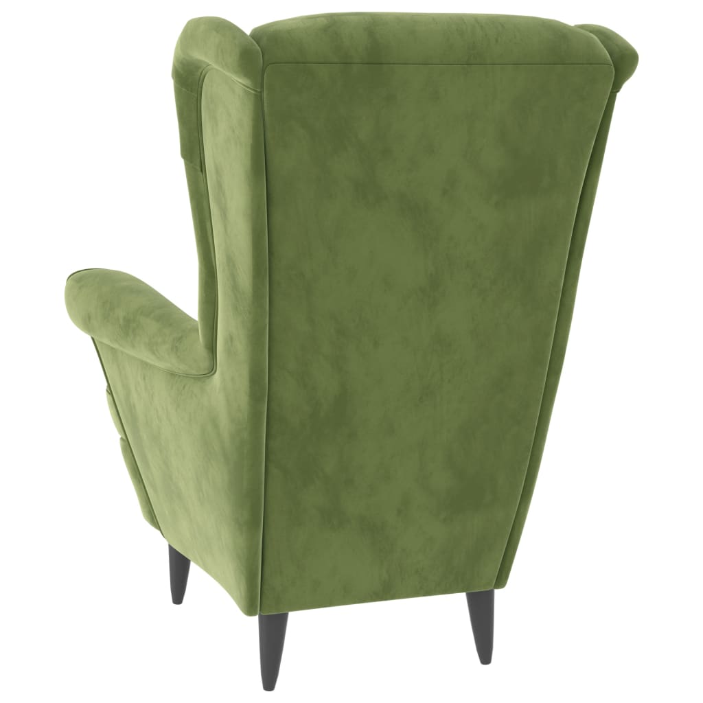 Fauteuil fluweel lichtgroen is nu te koop bij PeponiXL, paradijselijk wonen!