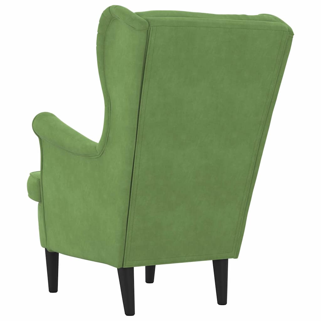 Fauteuil fluweel lichtgroen is nu te koop bij PeponiXL, paradijselijk wonen!