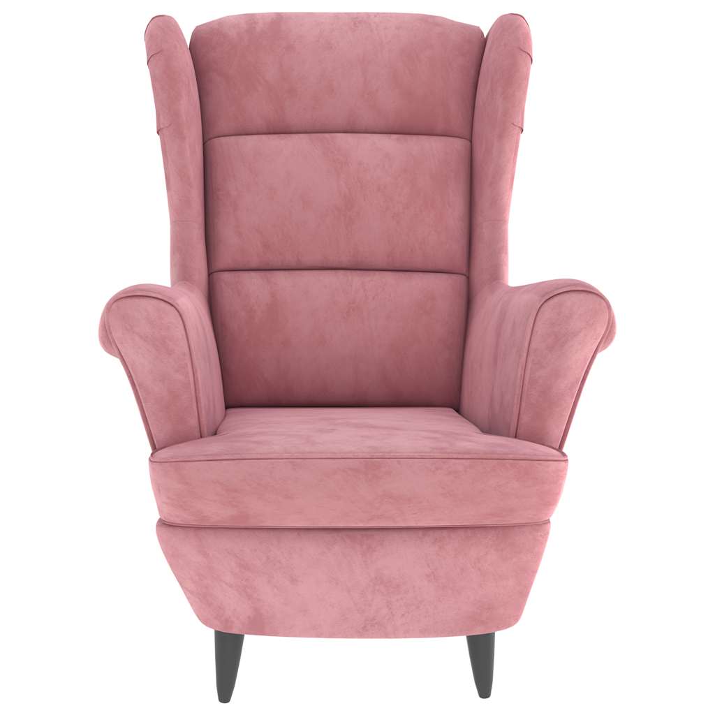 Fauteuil fluweel roze is nu te koop bij PeponiXL, paradijselijk wonen!