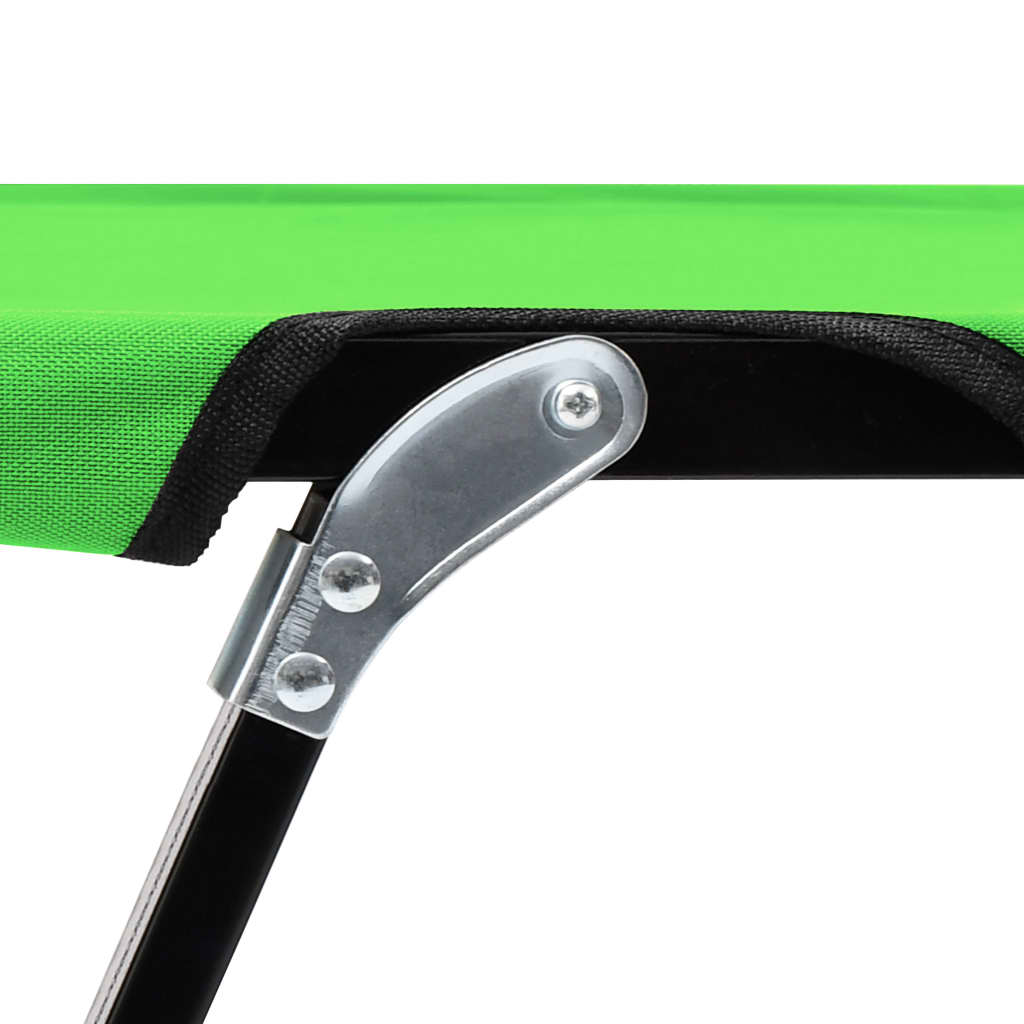 Ligbed 2-persoons inklapbaar staal groen is nu te koop bij PeponiXL, paradijselijk wonen!