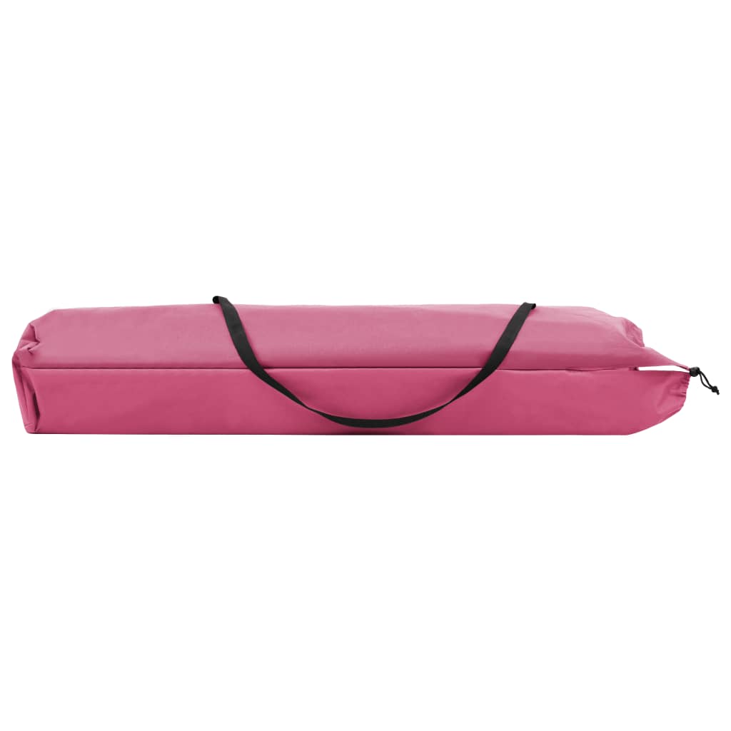 Ligbed 2-persoons inklapbaar staal roze is nu te koop bij PeponiXL, paradijselijk wonen!