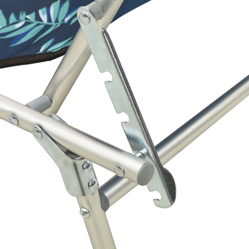 Ligbed inklapbaar met luifel aluminium bladpatroon is nu te koop bij PeponiXL, paradijselijk wonen!