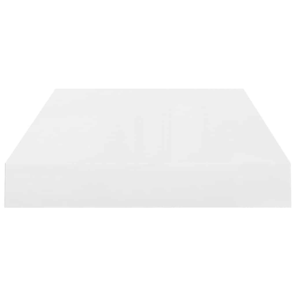 Wandschap zwevend 40x23,5x3,8 cm MDF hoogglans wit