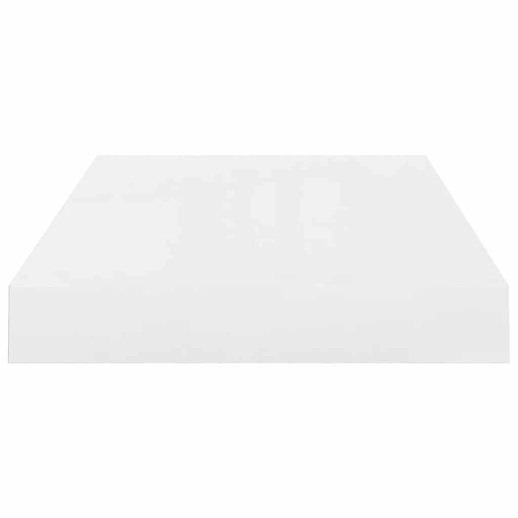 Wandschappen zwevend 4 st 40x23x3,8 cm MDF hoogglans wit is nu te koop bij PeponiXL, paradijselijk wonen!