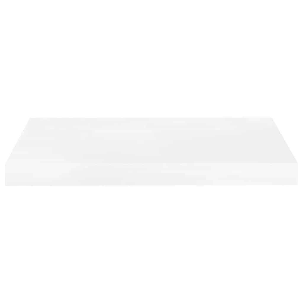 Wandschappen zwevend 4 st 50x23x3,8 cm MDF hoogglans wit is nu te koop bij PeponiXL, paradijselijk wonen!