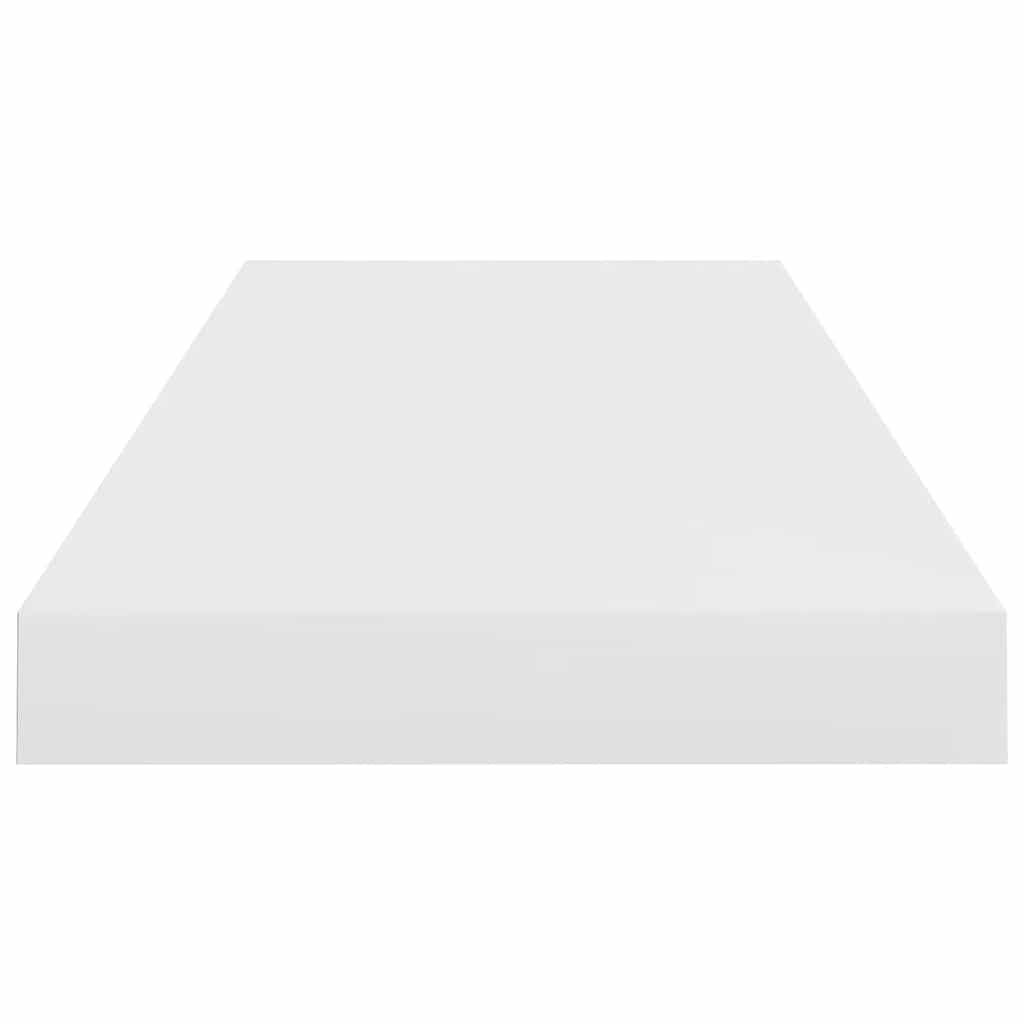 Wandschap zwevend 60x23,5x3,8 cm MDF hoogglans wit is nu te koop bij PeponiXL, paradijselijk wonen!