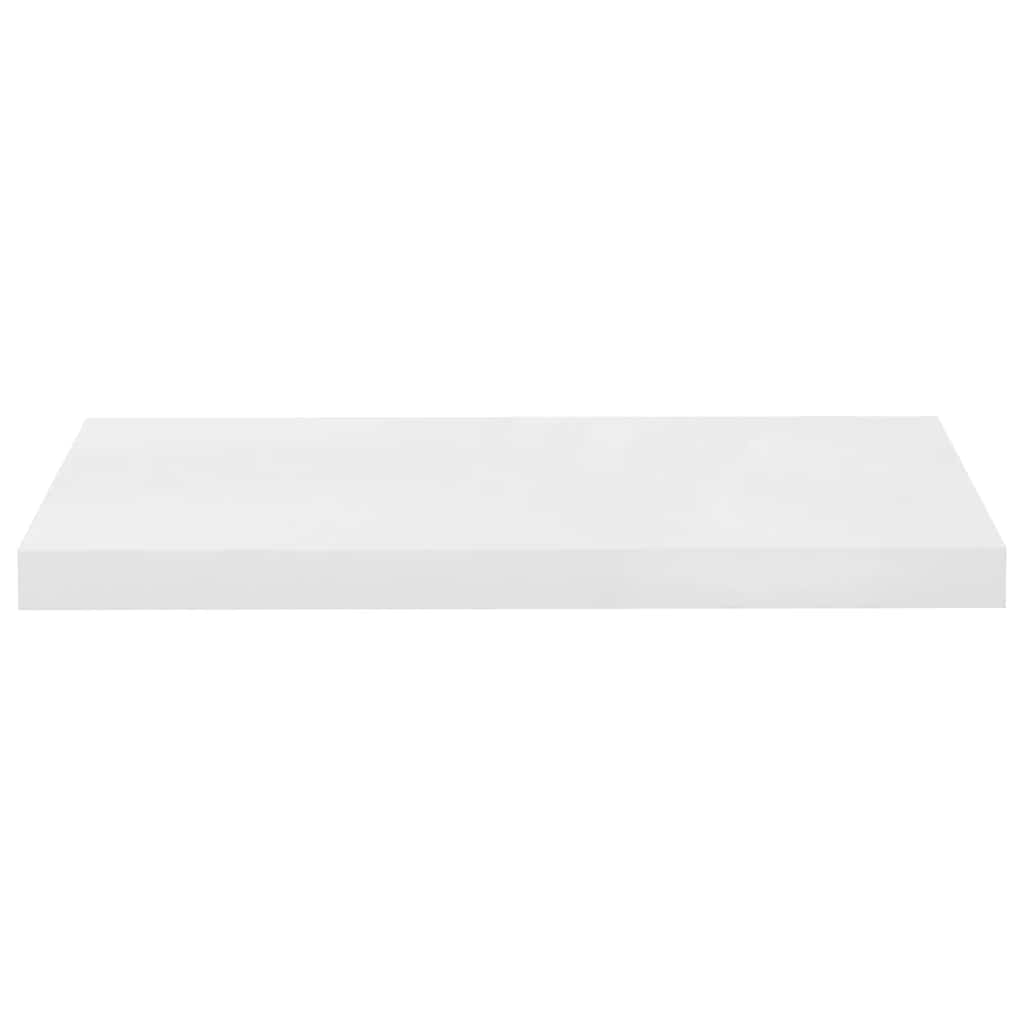 Wandschappen zwevend 4 st 60x23,5x3,8 cm MDF hoogglans wit is nu te koop bij PeponiXL, paradijselijk wonen!