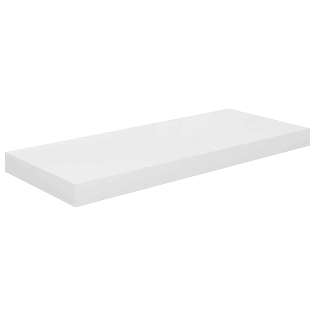 Wandschappen zwevend 4 st 60x23,5x3,8 cm MDF hoogglans wit is nu te koop bij PeponiXL, paradijselijk wonen!