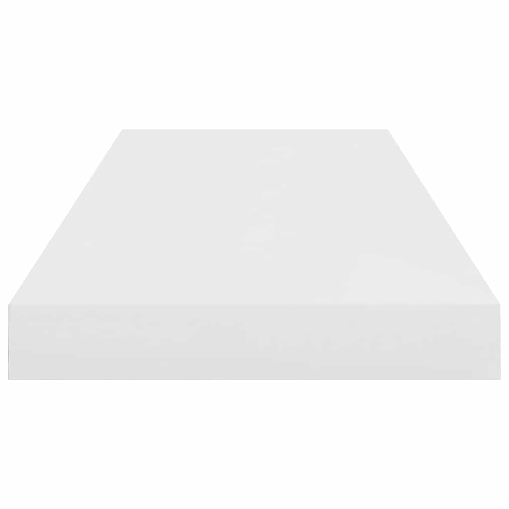 Wandschappen zwevend 4 st 60x23,5x3,8 cm MDF hoogglans wit is nu te koop bij PeponiXL, paradijselijk wonen!