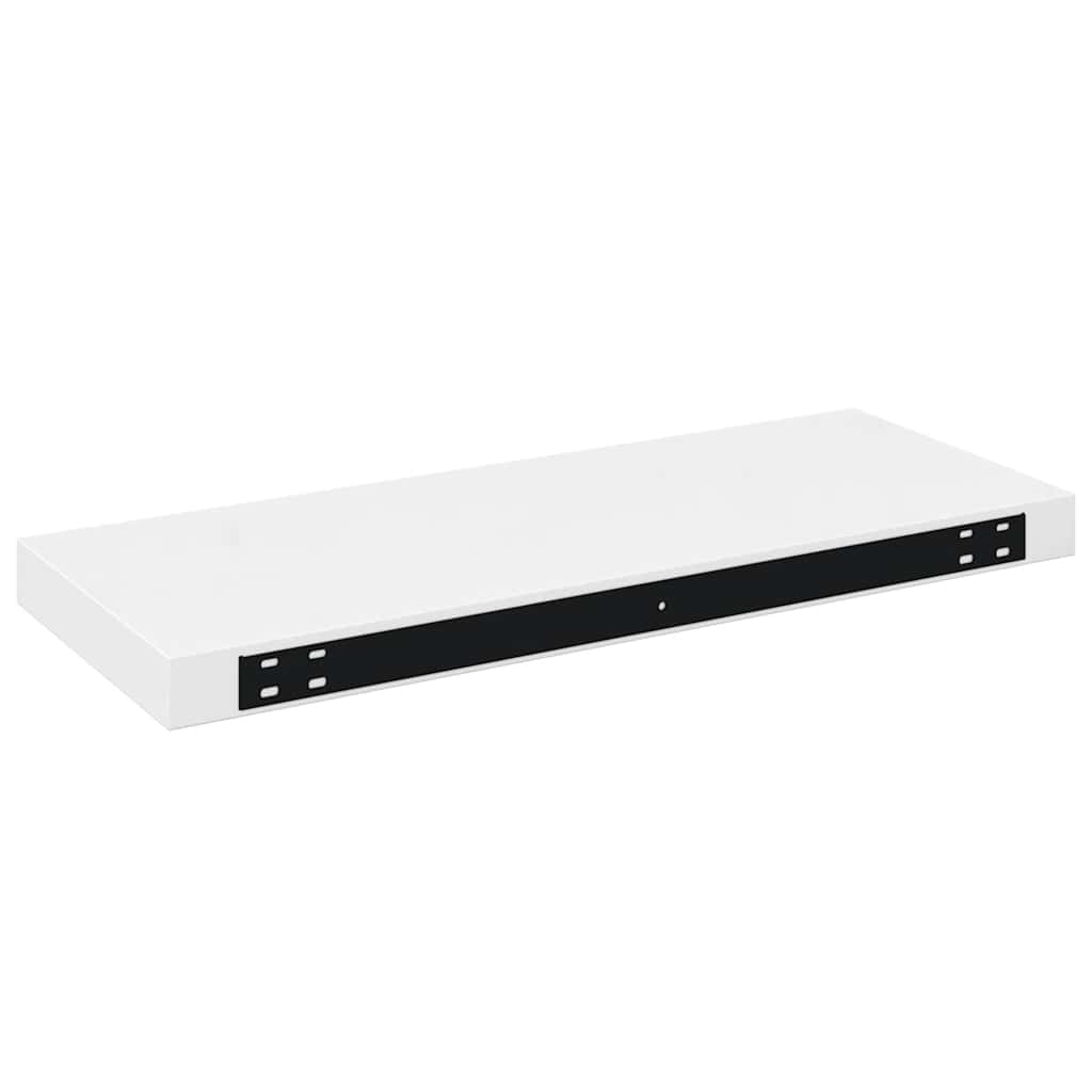 Wandschappen zwevend 4 st 60x23,5x3,8 cm MDF hoogglans wit is nu te koop bij PeponiXL, paradijselijk wonen!