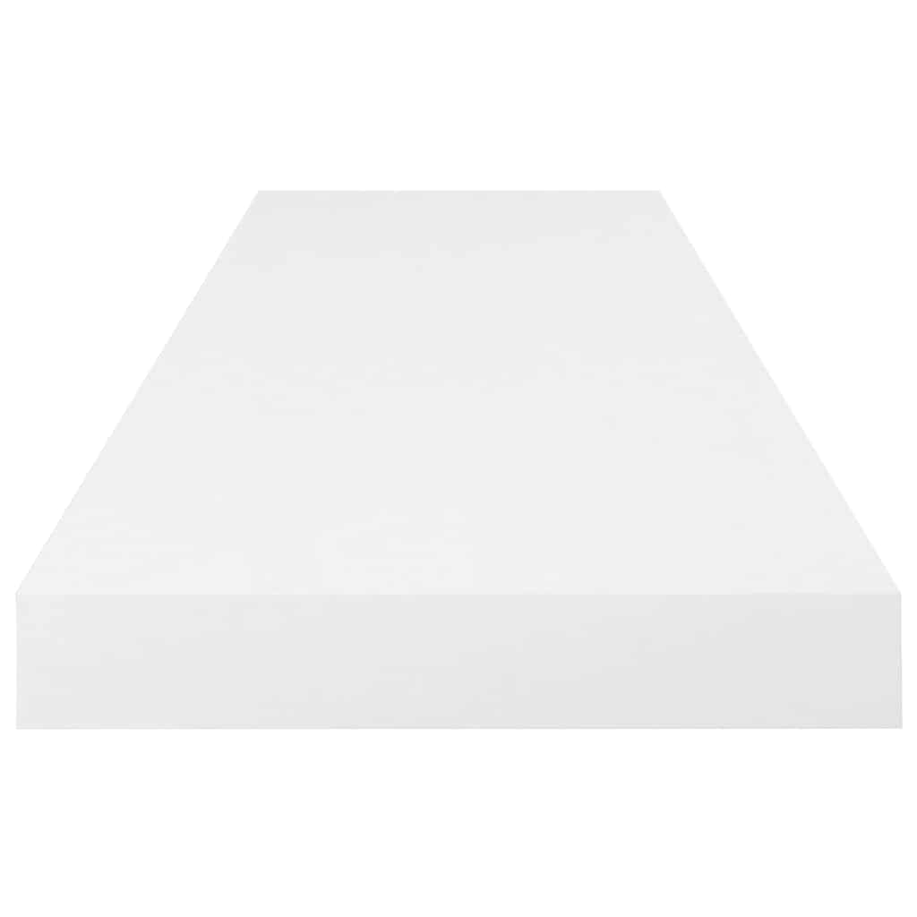 Wandschappen zwevend 4 st 80x23,5x3,8 cm MDF hoogglans wit is nu te koop bij PeponiXL, paradijselijk wonen!