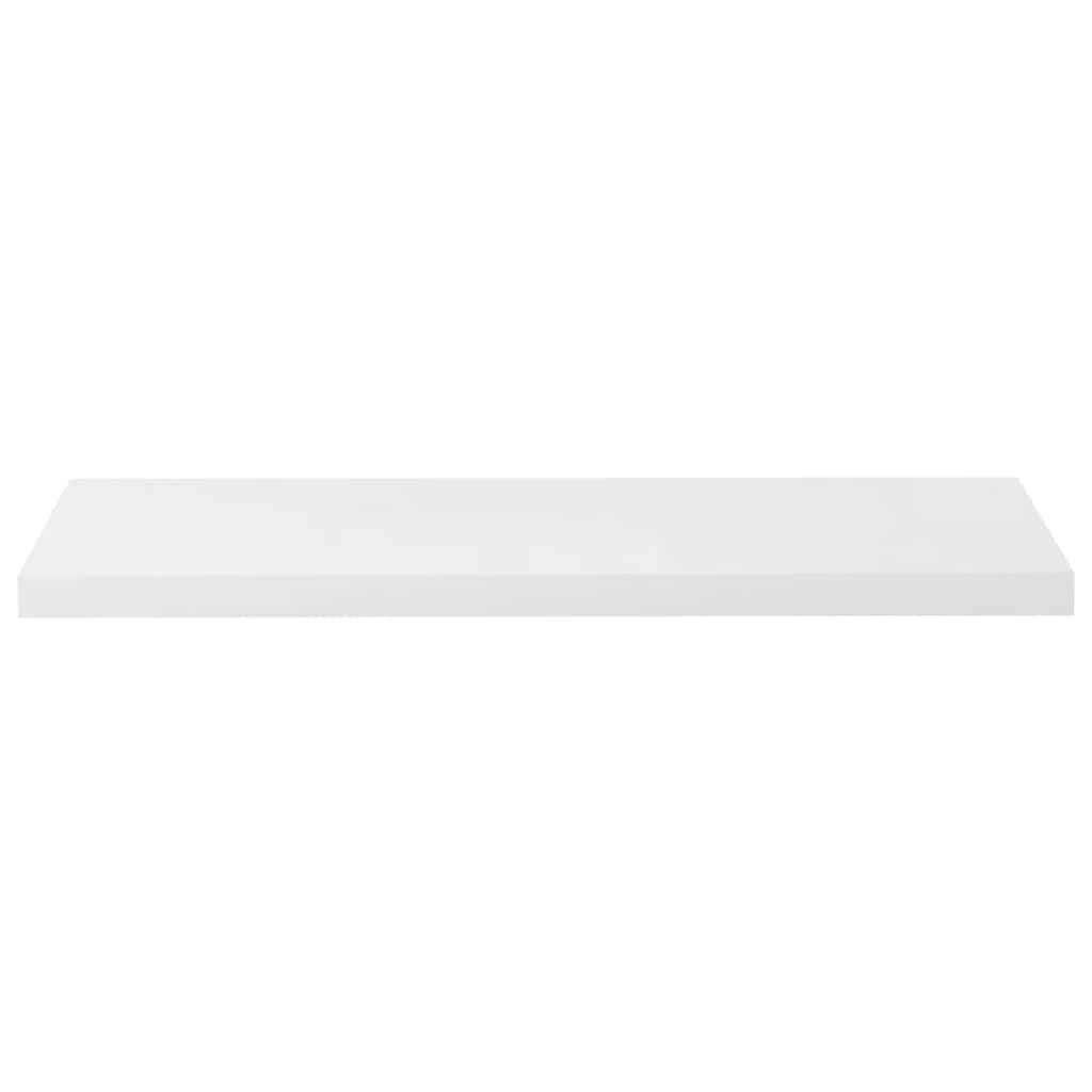 Wandschappen zwevend 4 st 90x23,5x3,8 cm MDF hoogglans wit is nu te koop bij PeponiXL, paradijselijk wonen!