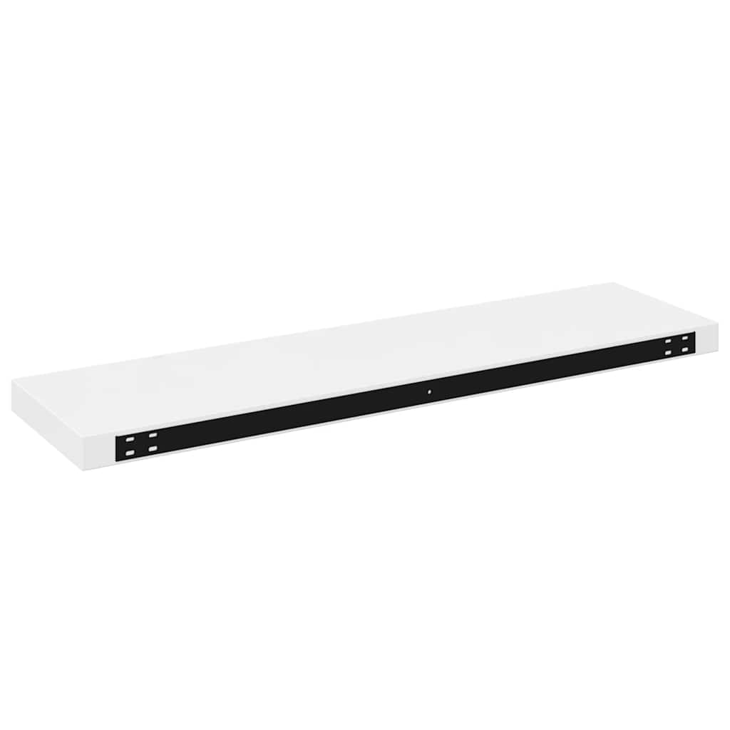 Wandschappen zwevend 4 st 90x23,5x3,8 cm MDF hoogglans wit is nu te koop bij PeponiXL, paradijselijk wonen!