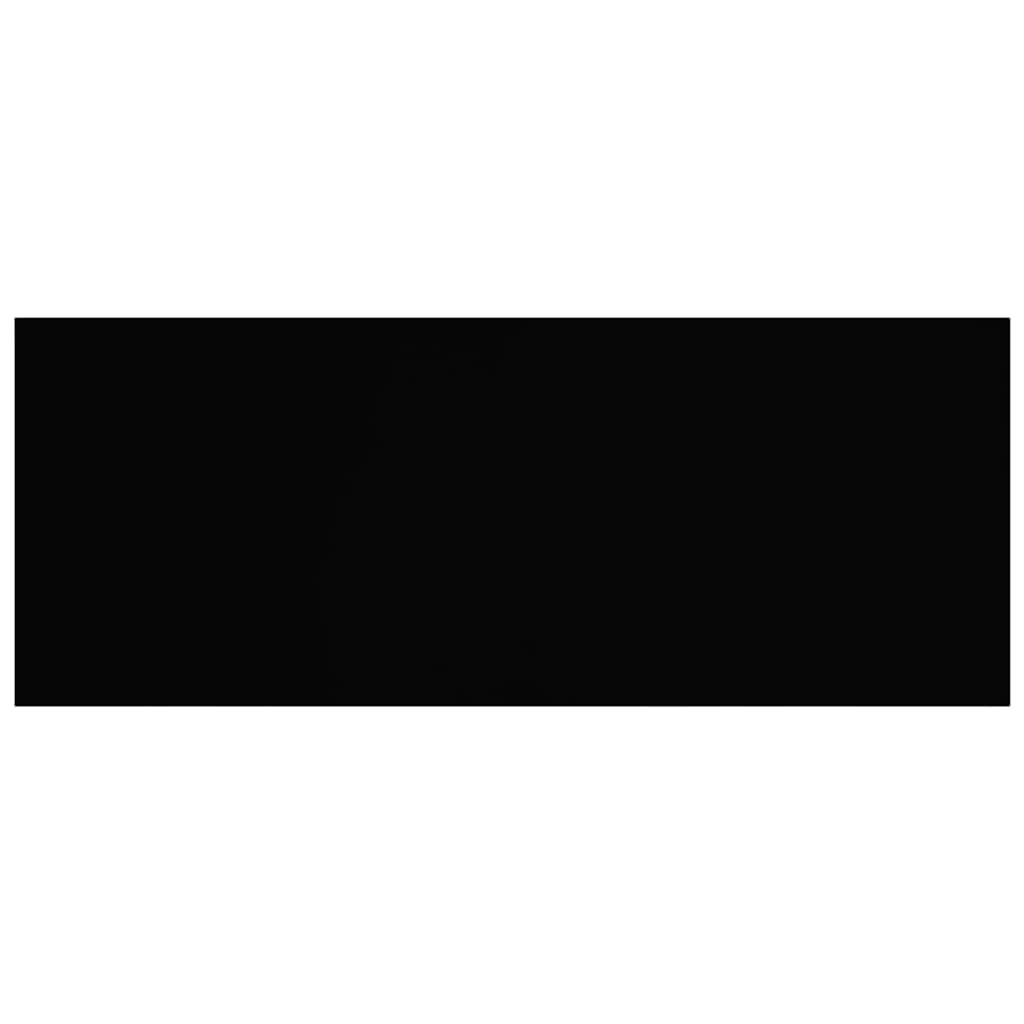 Wandschappen zwevend 2 st 60x23,5x3,8 cm MDF hoogglans zwart is nu te koop bij PeponiXL, paradijselijk wonen!