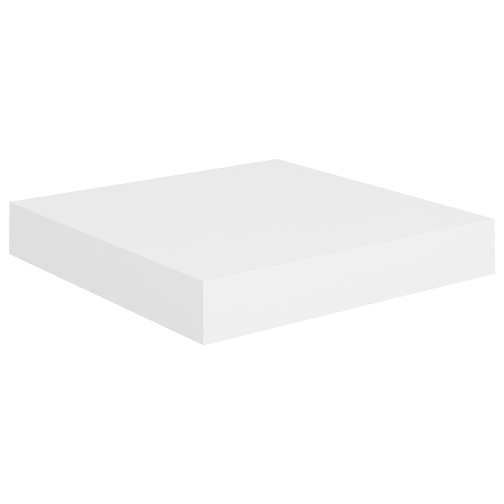 Wandschappen zwevend 4 st 23x23,5x3,8 cm MDF wit is nu te koop bij PeponiXL, paradijselijk wonen!