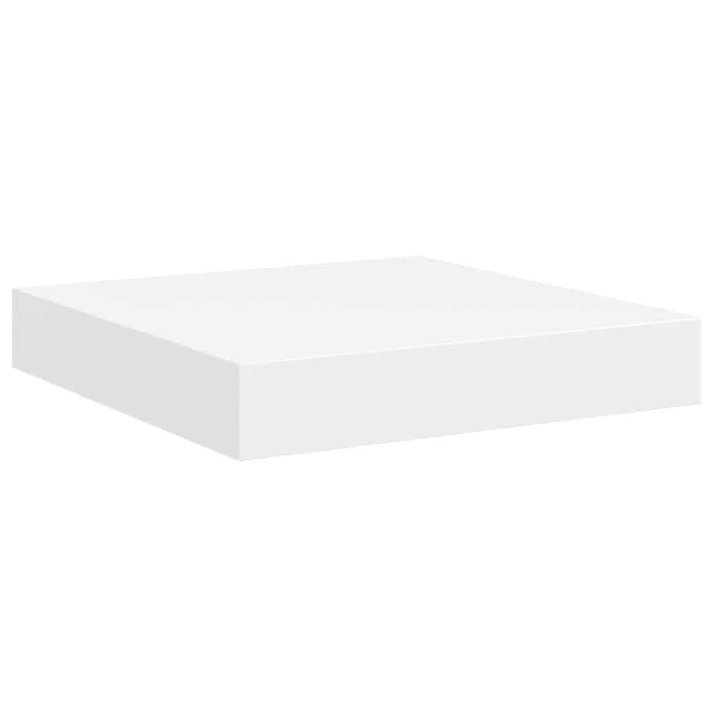 Wandschappen zwevend 4 st 23x23,5x3,8 cm MDF wit is nu te koop bij PeponiXL, paradijselijk wonen!