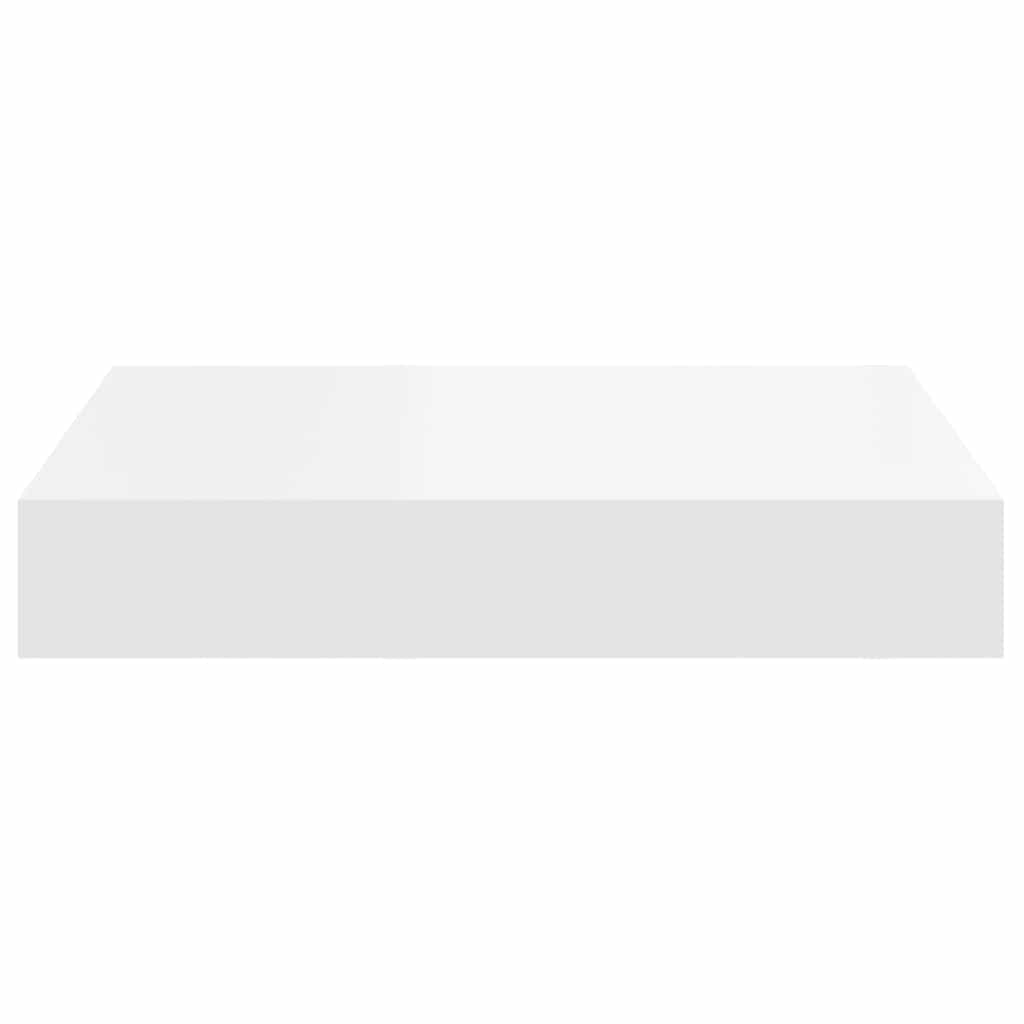 Wandschappen zwevend 4 st 23x23,5x3,8 cm MDF wit is nu te koop bij PeponiXL, paradijselijk wonen!